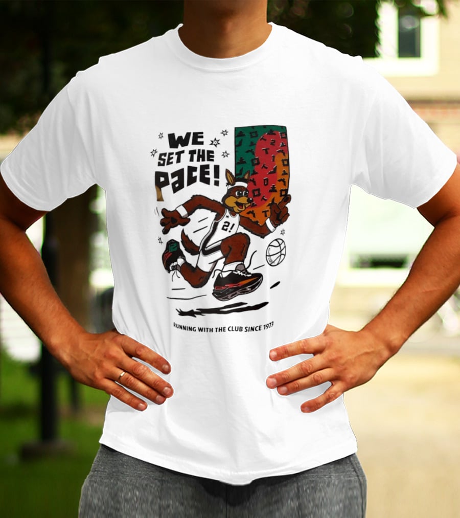 San Antonio Spurs We Set The Pace Running With The Club Since 1973 T-Shirt