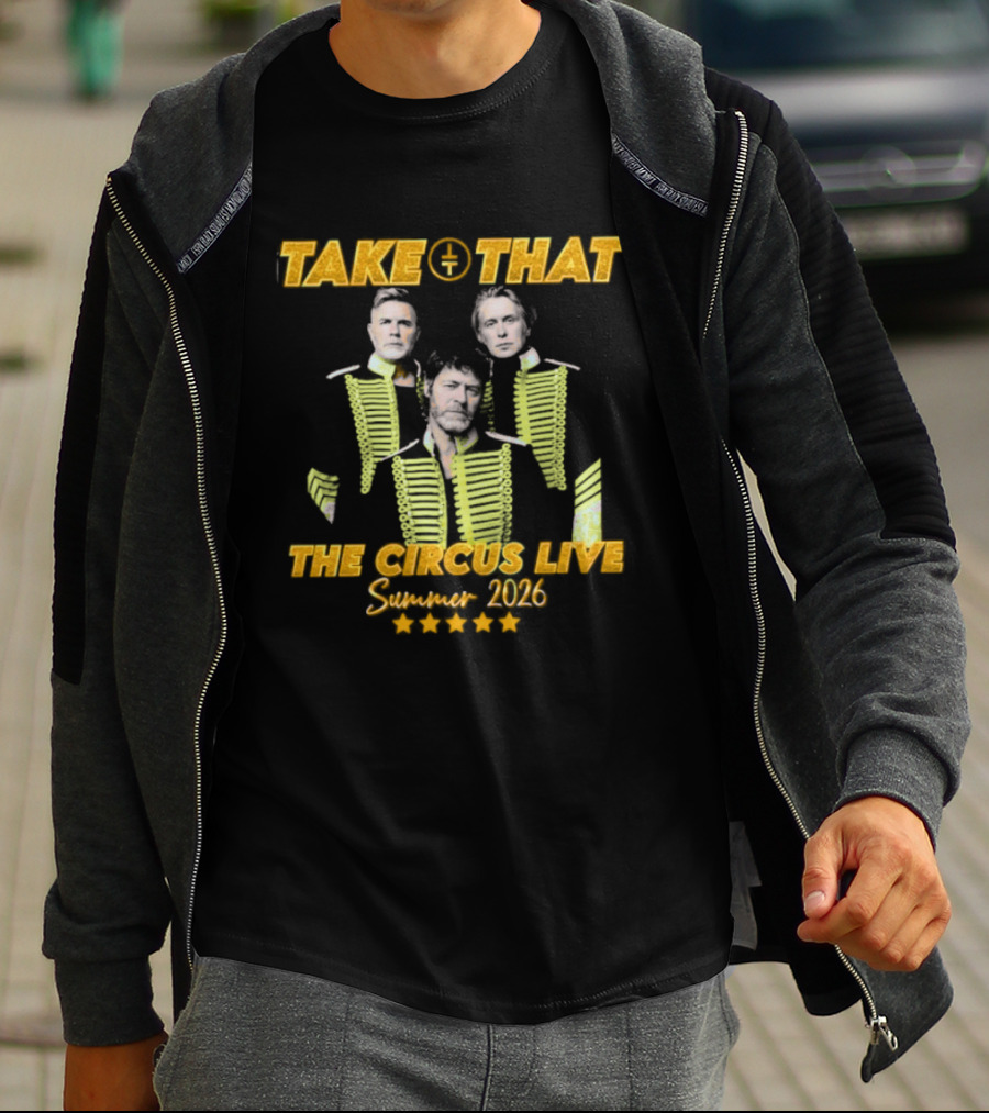 Take That The Circus Live Summer 2026 Tour Concert T-Shirt