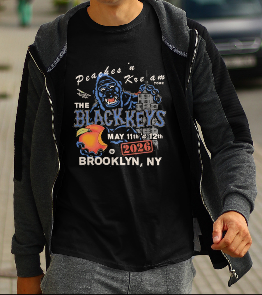 The Black Keys Peaches N Keem Tour Brooklyn May 11 12 2026 NYC T-Shirt