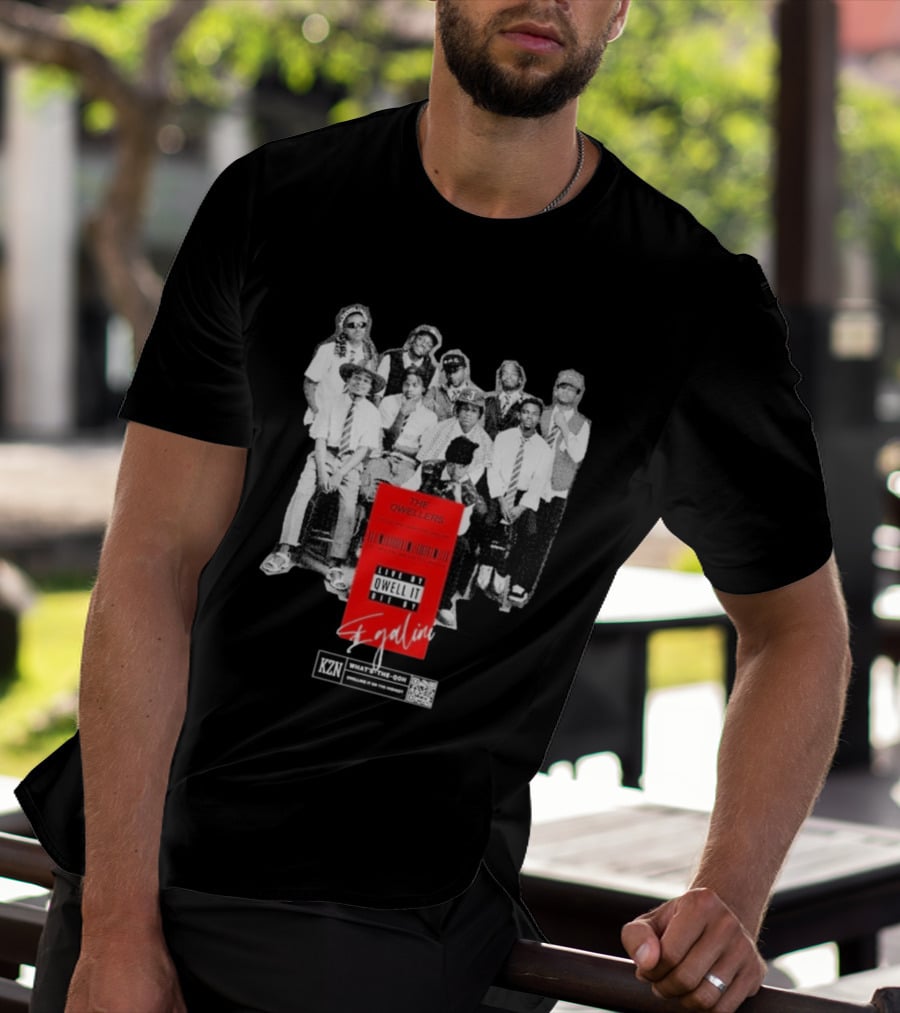 The Qwellers Live By Qwell It Die By Egalini KZN What's The QON Kwelling Is On The Inside T-Shirt