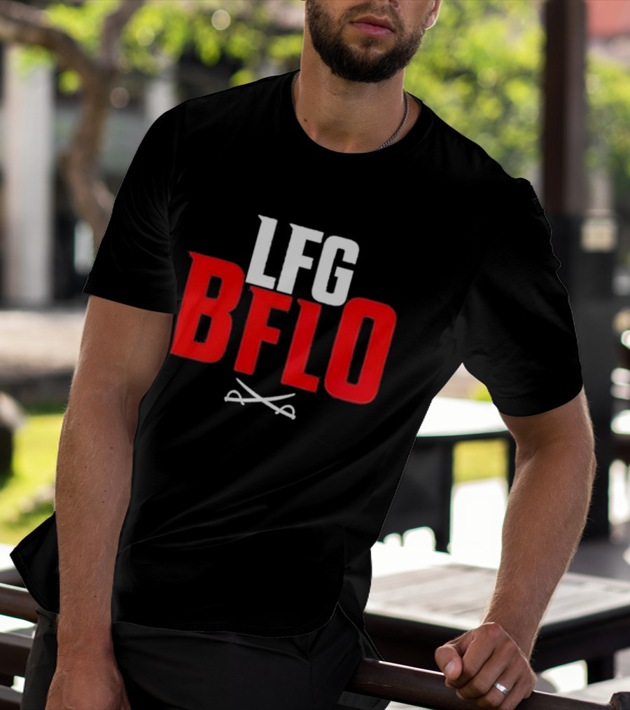 LFG BFLO Crossed Swords Hockey T-Shirt