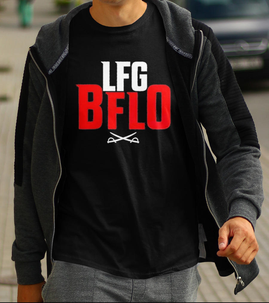 LFG BFLO Crossed Swords Hockey T-Shirt