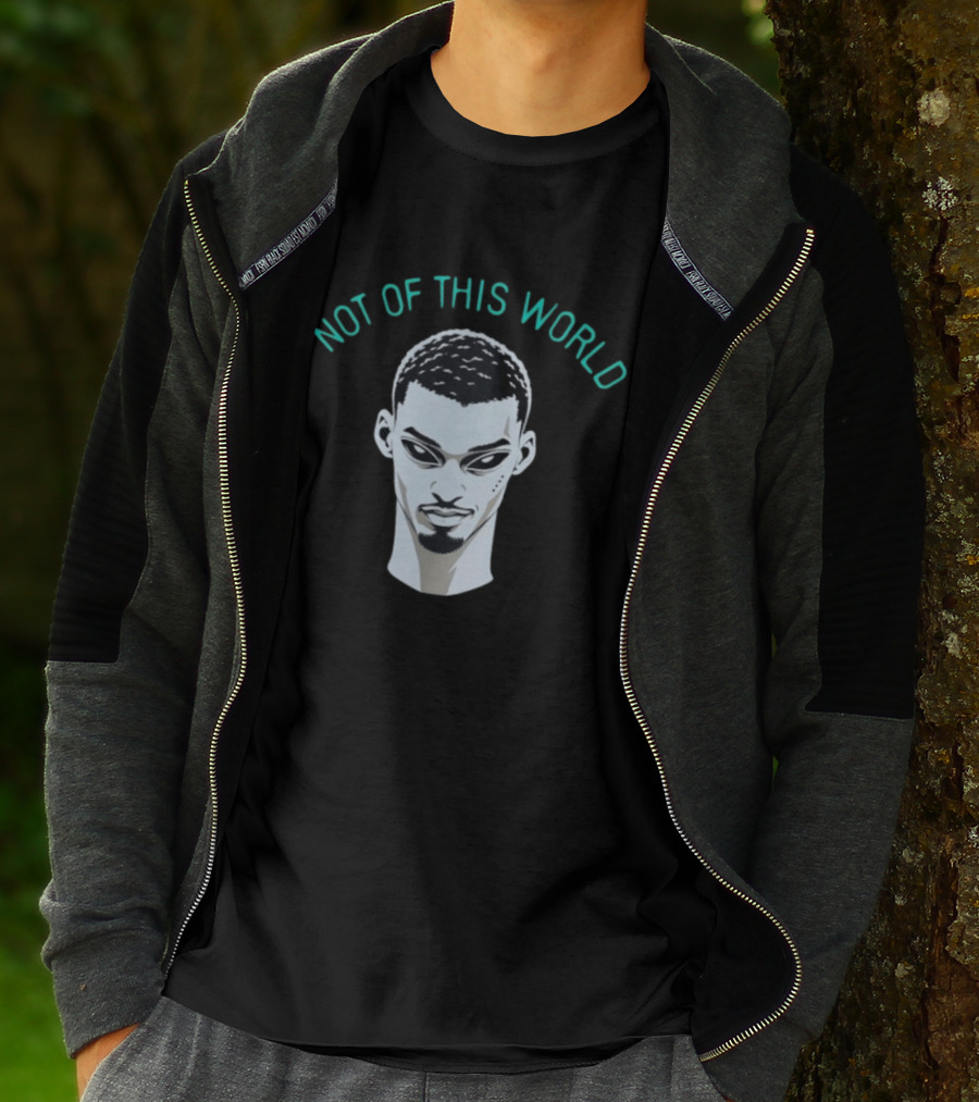 Victor Wembanyama Not Of This World Alien San Antonio Spurs Basketball T-Shirt