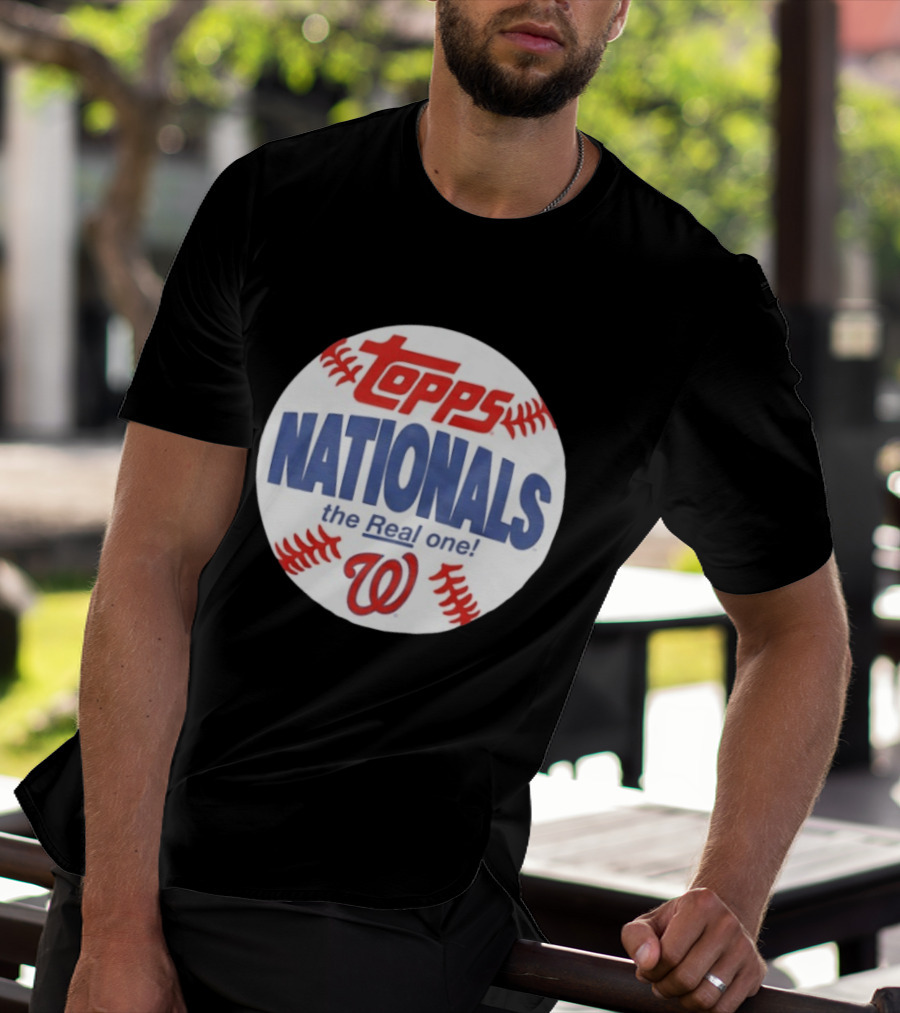 Topps Nationals The Real One MLB W Baseball T-Shirt