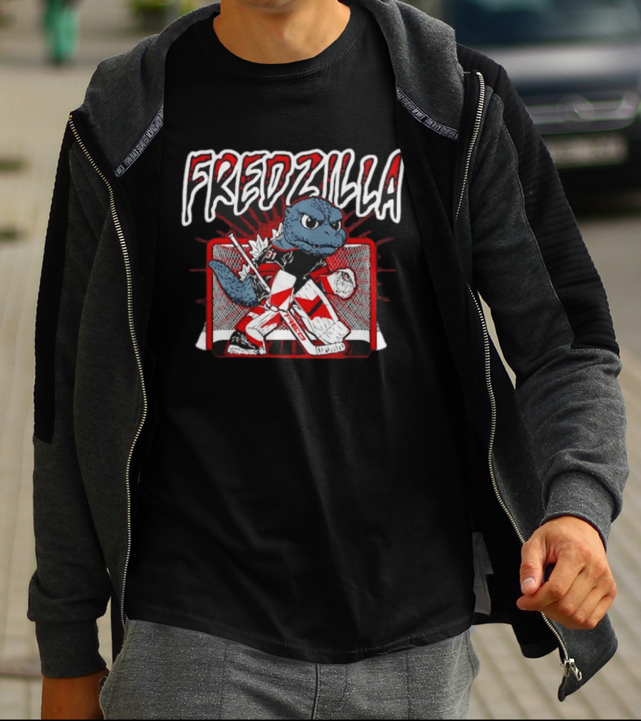 FredZilla Freddie Andersen Carolina Hurricanes Hockey Goalie T-Shirt