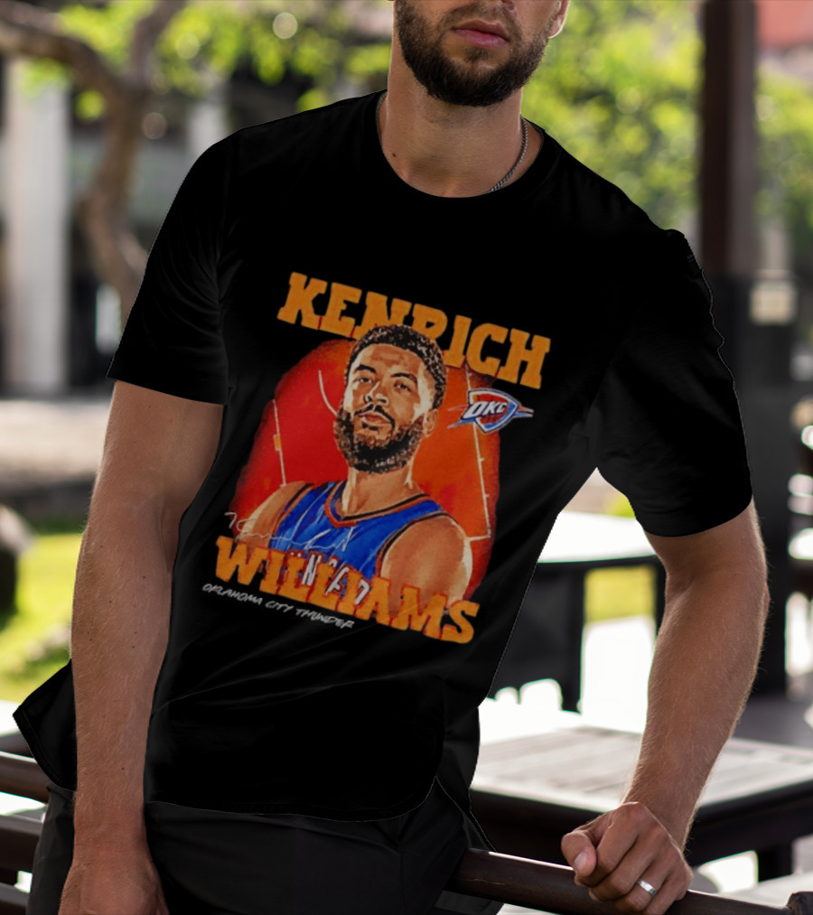 Kenrich Williams Oklahoma City Thunder OKC Basketball Player T-Shirt