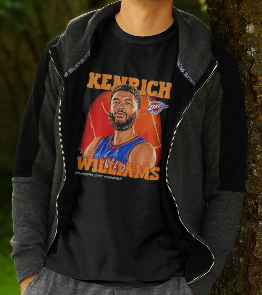 Kenrich Williams Oklahoma City Thunder OKC Basketball Player T-Shirt