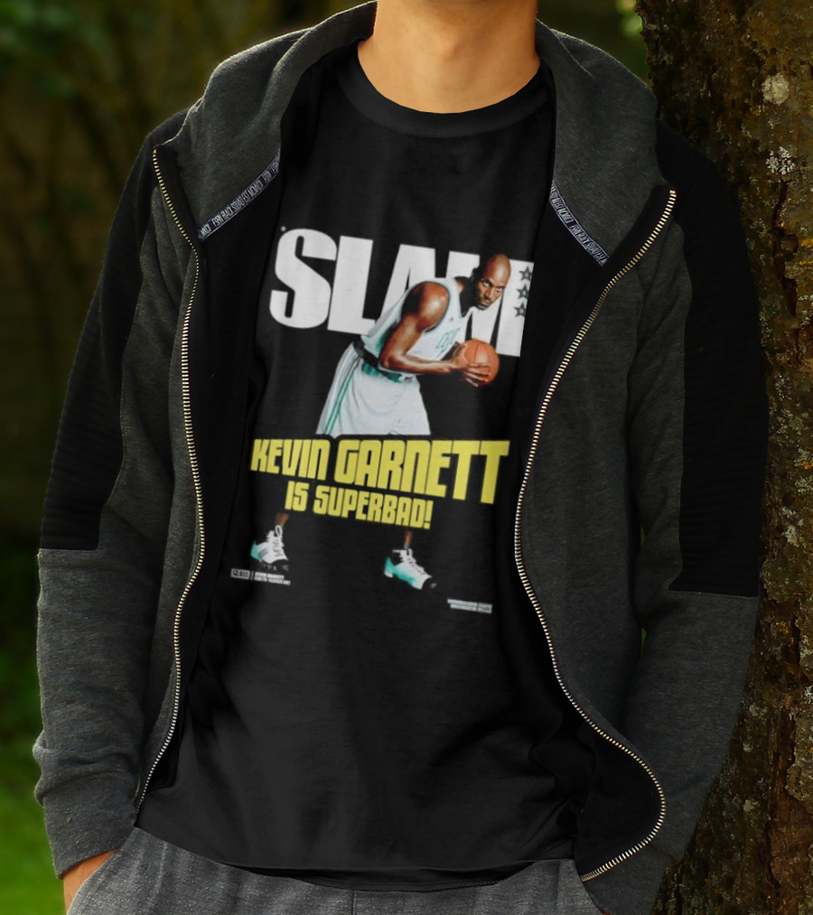 Slam Kevin Garnett Is Superbad Celtics Basketball T-Shirt