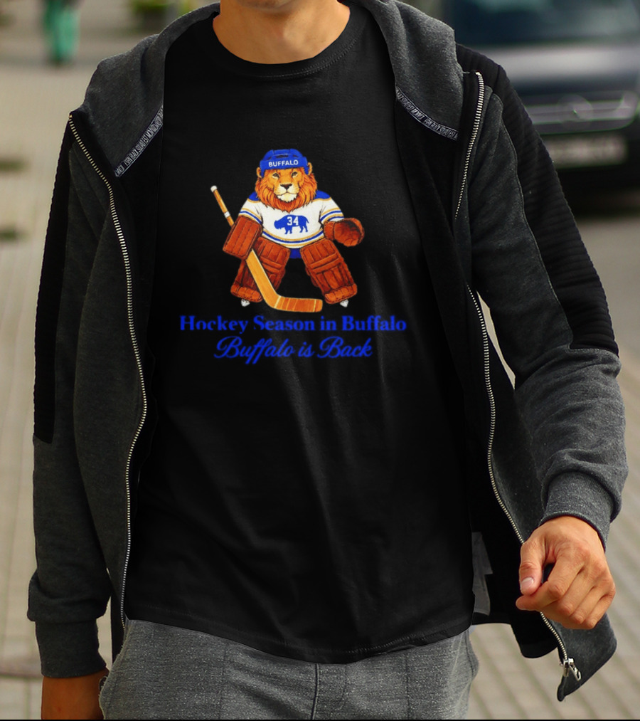 Hockey Season Buffalo Sabres Lion Alex Lyon T-Shirt