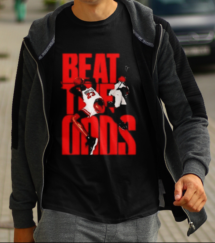 Beat The Odds Michael Jordan 23 Chicago Bulls T-Shirt