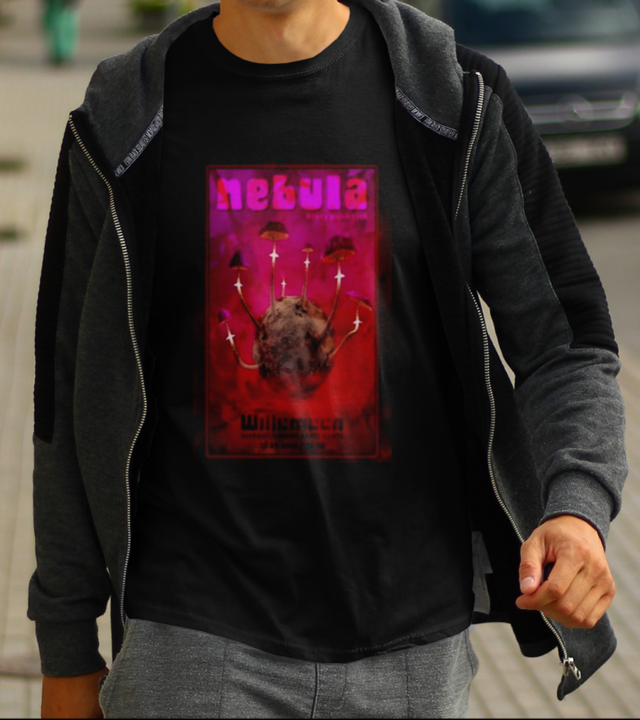 Nebula Willemeen Arnhem Netherlands May 30 2026 Surreal Mushrooms T-Shirt