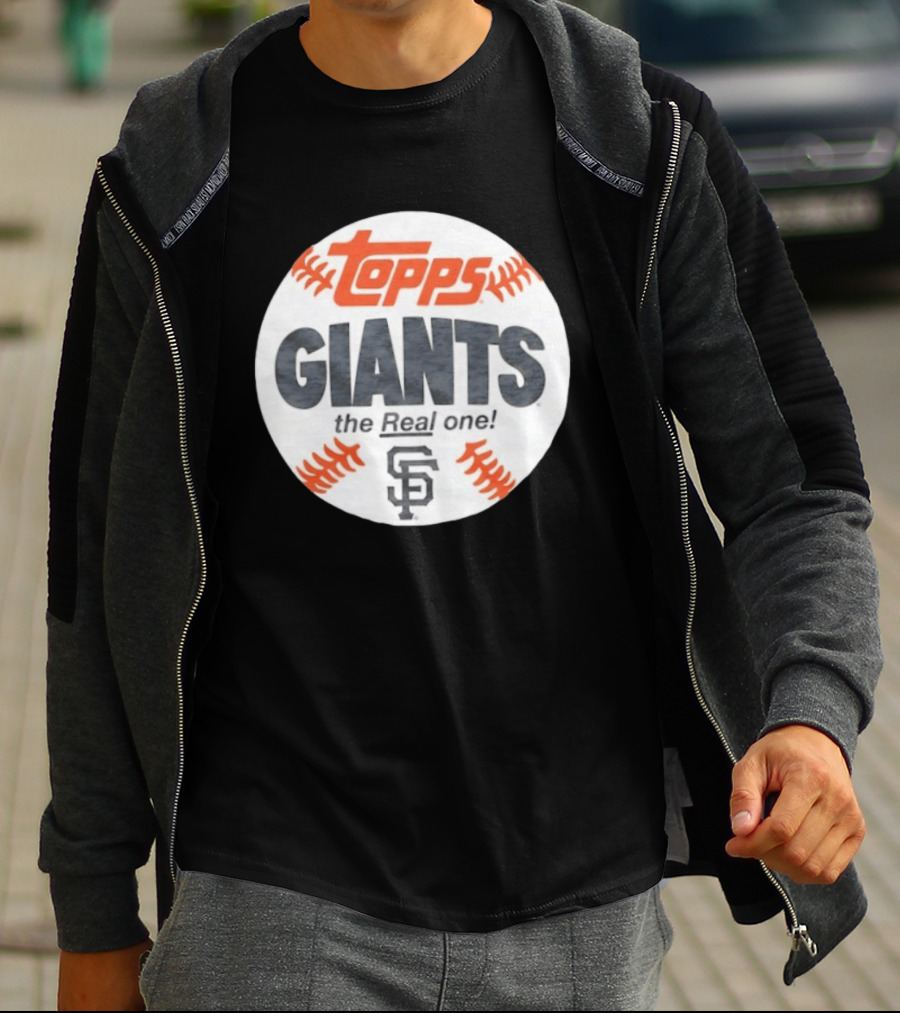 Topps Giants The Real One SF Baseball Collaboration T-Shirt