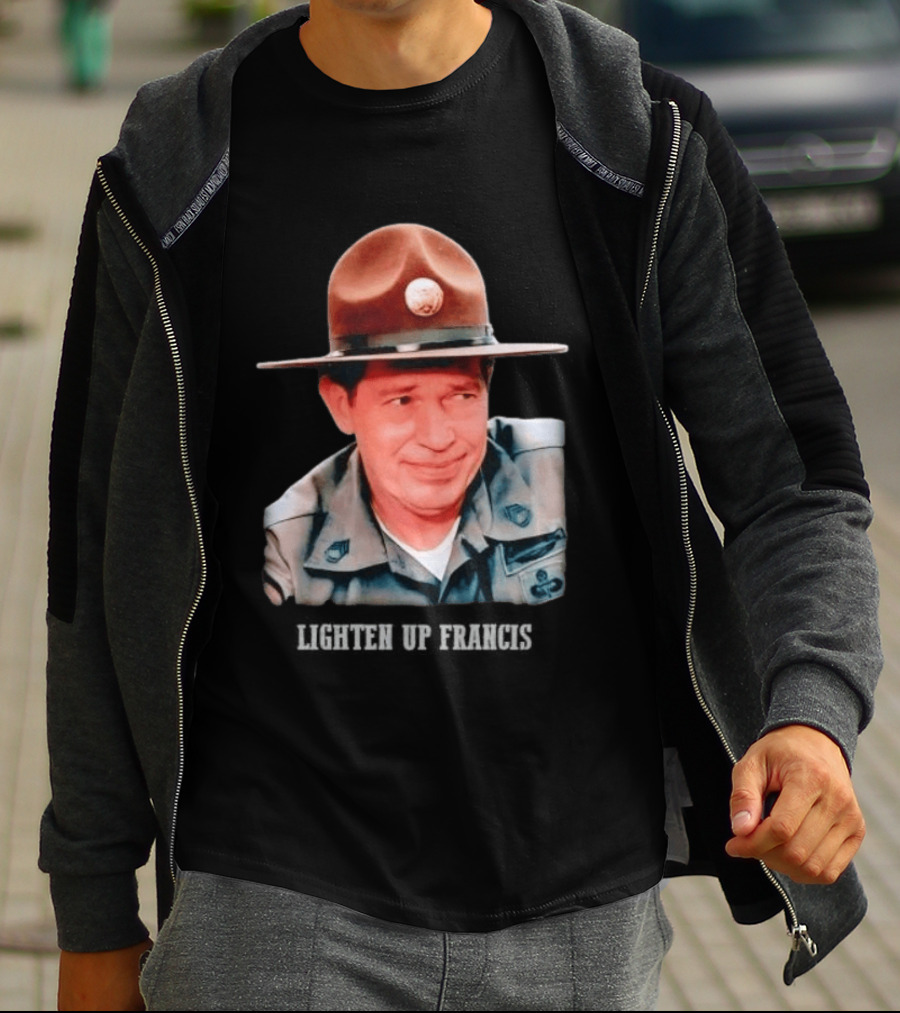 Sgt. Hulka Lighten Up Francis Meme T-Shirt