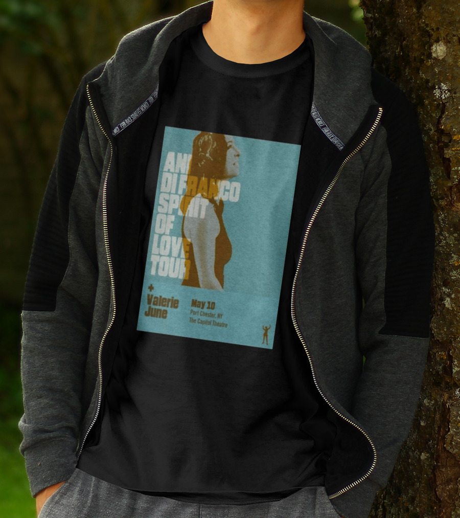 Ani DiFranco Spirit Of Love Tour May 10 Port Chester NY The Capitol Theatre Valerie June T-Shirt