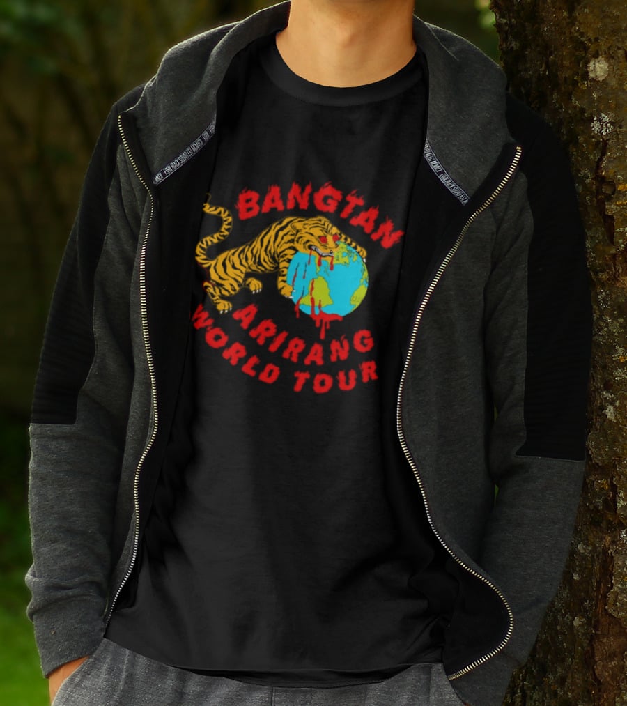 Bangtan Arirang World Tour Tiger Earth T-Shirt