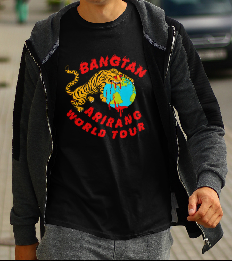 Bangtan Arirang World Tour Tiger Earth T-Shirt
