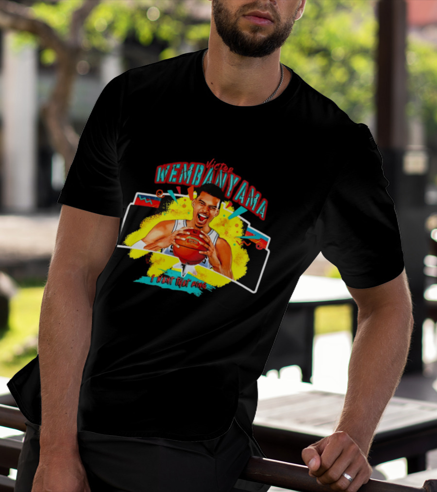 Victor Wembanyama I Want That Ring Spurs Basketball T-Shirt