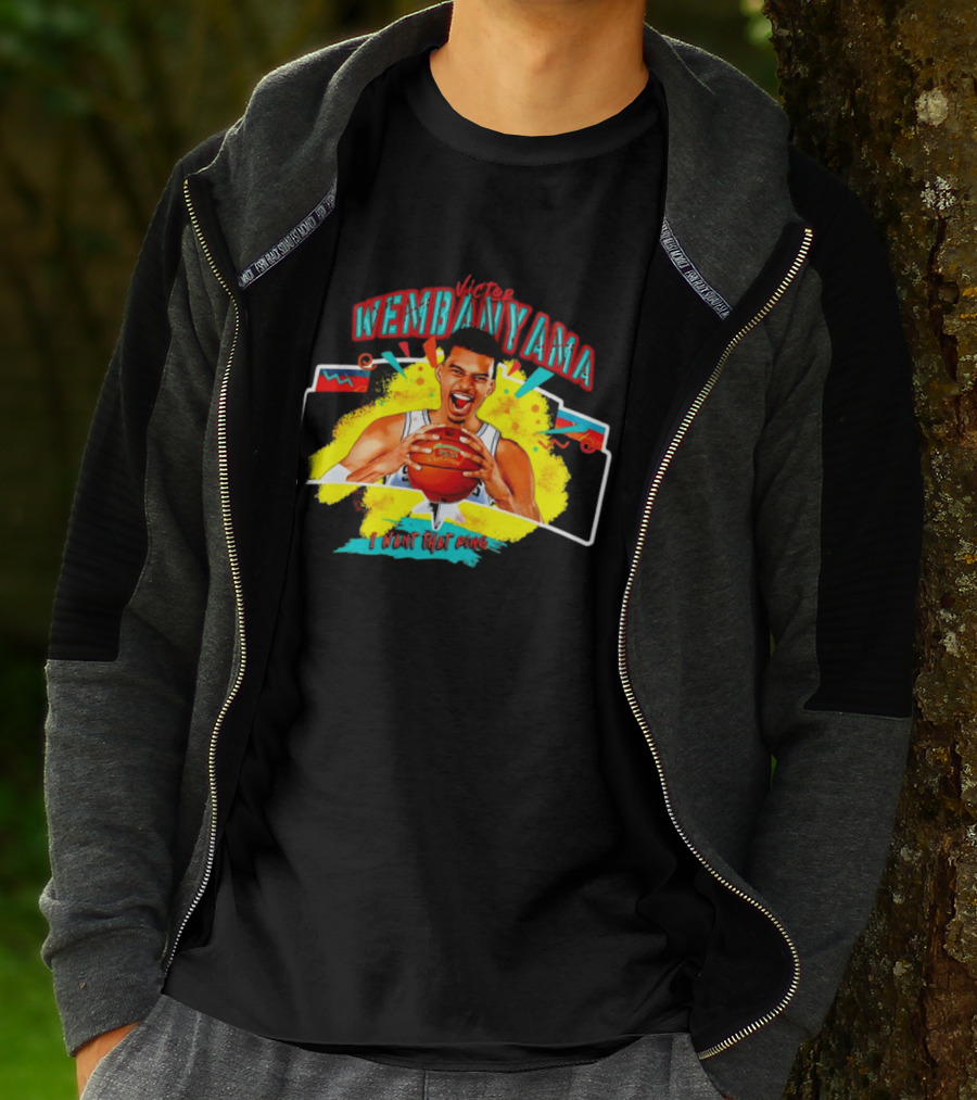 Victor Wembanyama I Want That Ring Spurs Basketball T-Shirt