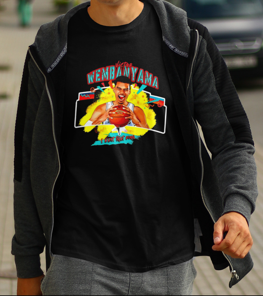 Victor Wembanyama I Want That Ring Spurs Basketball T-Shirt