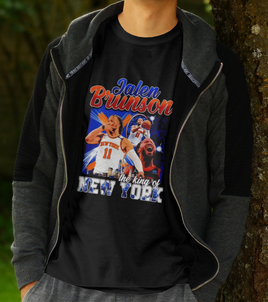 Jalen Brunson The King Of New York New York Knicks Basketball T-Shirt