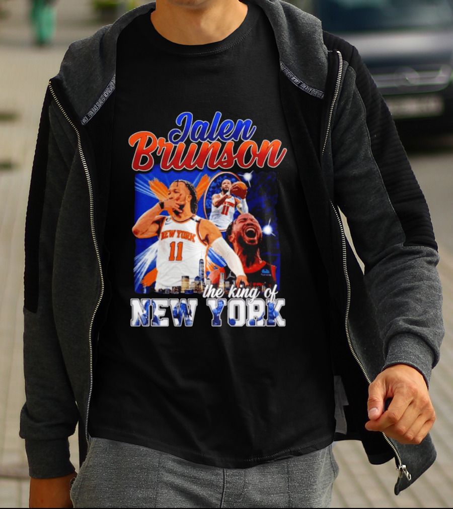 Jalen Brunson The King Of New York New York Knicks Basketball T-Shirt