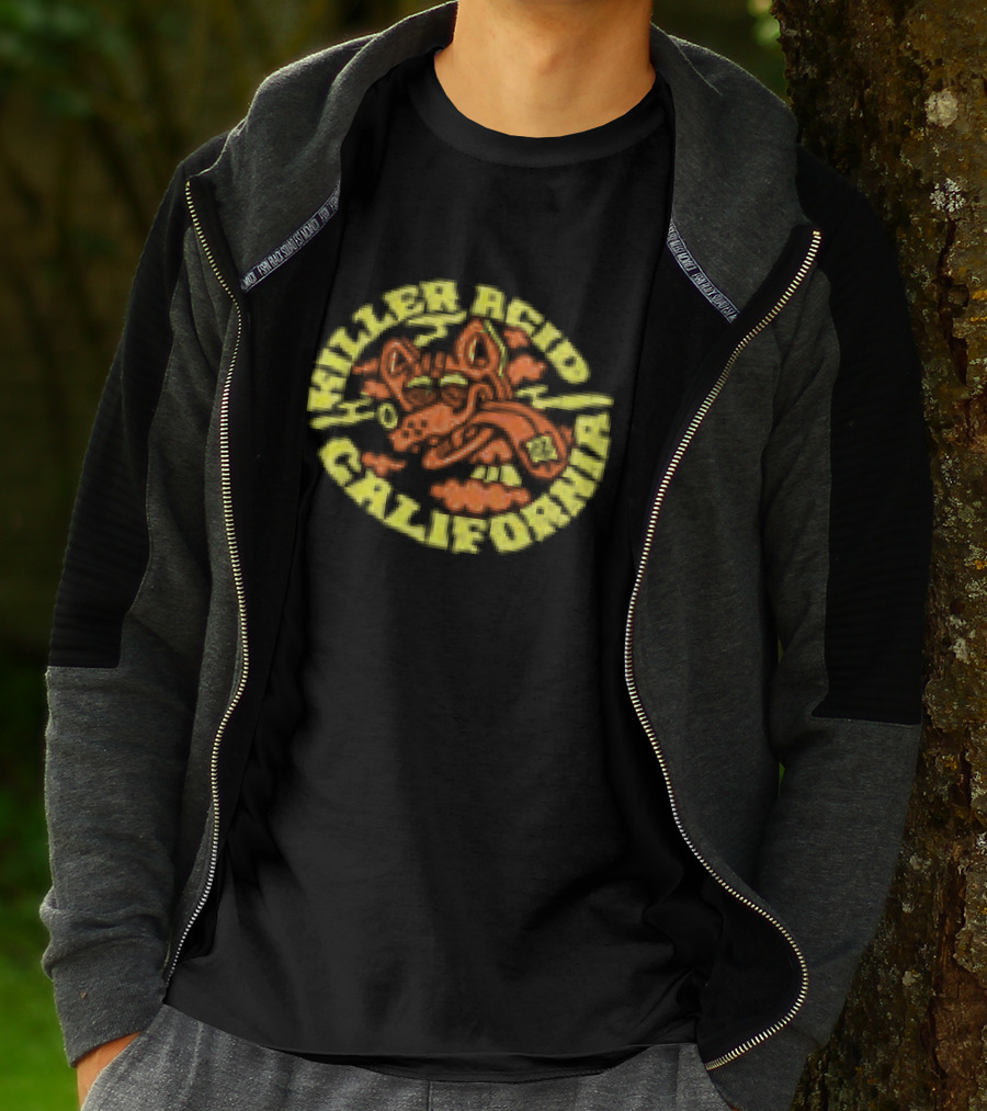 Killer Acid California Dog Daze Trippy Psychedelic T-Shirt