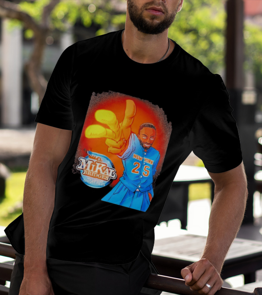 New York 25 Mikal Bridges No Longer Ghost Files T-Shirt