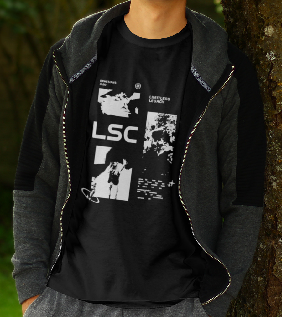 Legacy Church LSC Limitless Legacy Map Motif T-Shirt