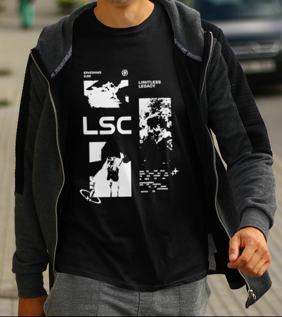 Legacy Church LSC Limitless Legacy Map Motif T-Shirt