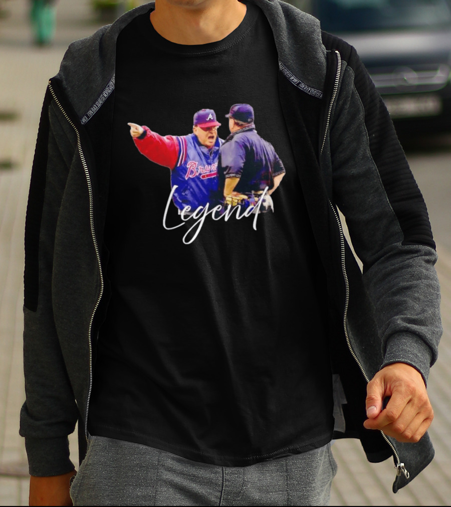 Legend Braves Bobby Cox Heated Argument With Referee T-Shirt