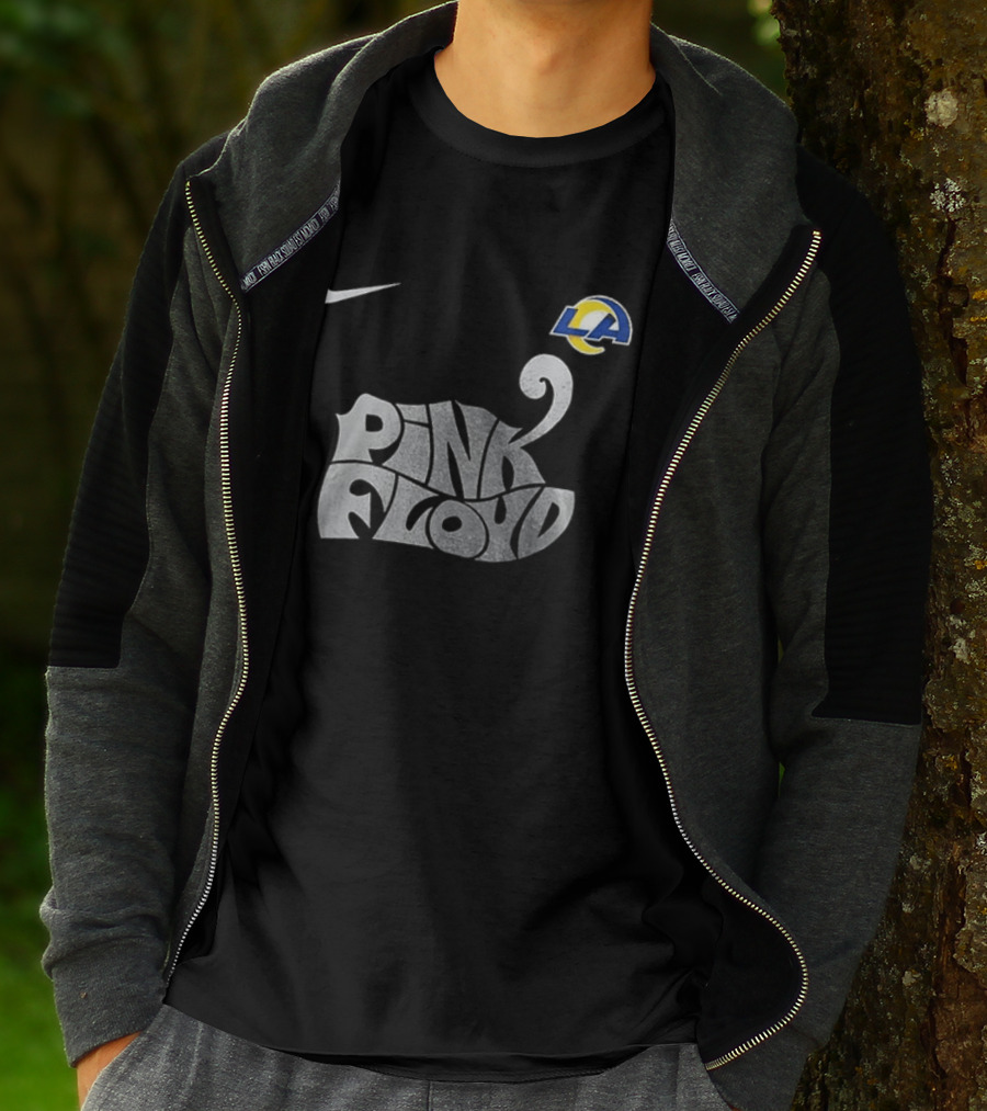 Los Angeles Rams Pink Floyd The Dark Side Of The Moon Nike Collaboration T-Shirt