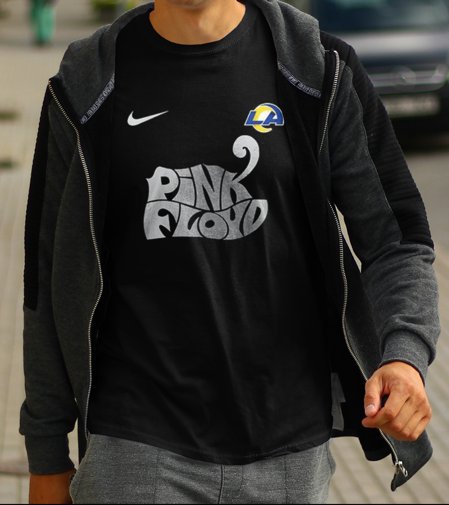 Los Angeles Rams Pink Floyd The Dark Side Of The Moon Nike Collaboration T-Shirt
