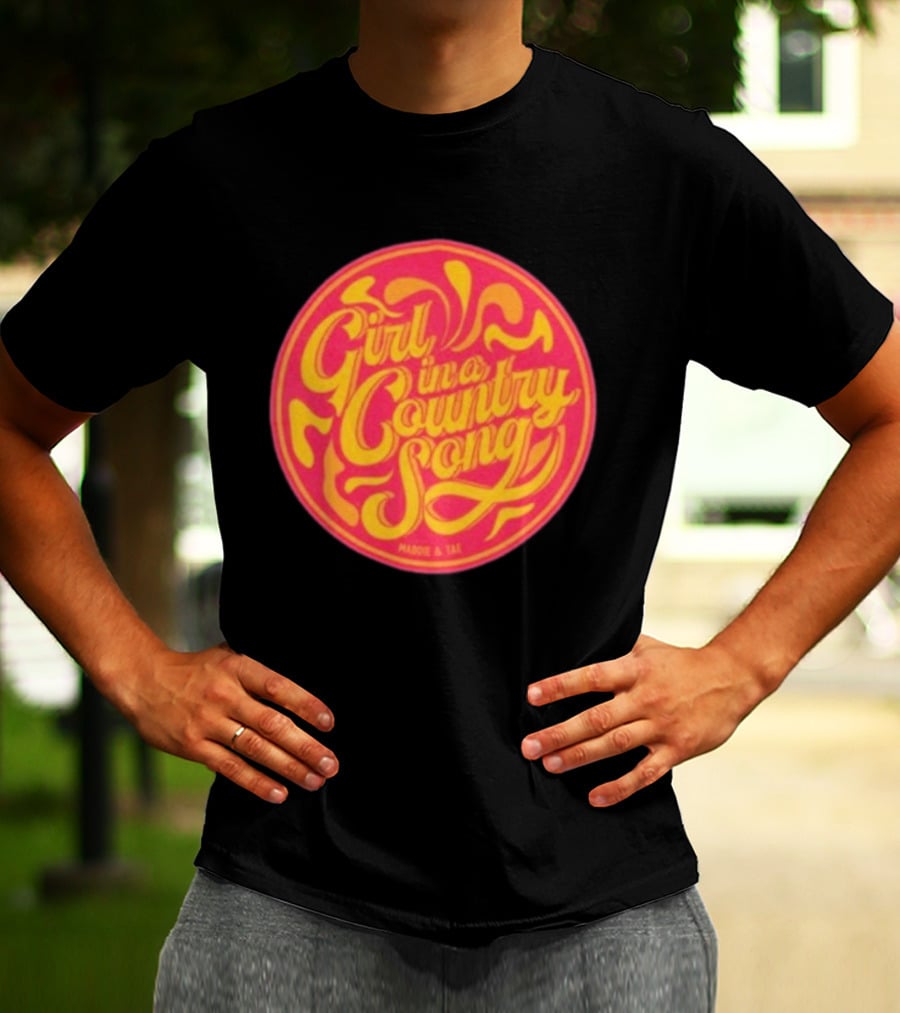 Maddie & Tae Girl In A Country Song Retro Pop T-Shirt