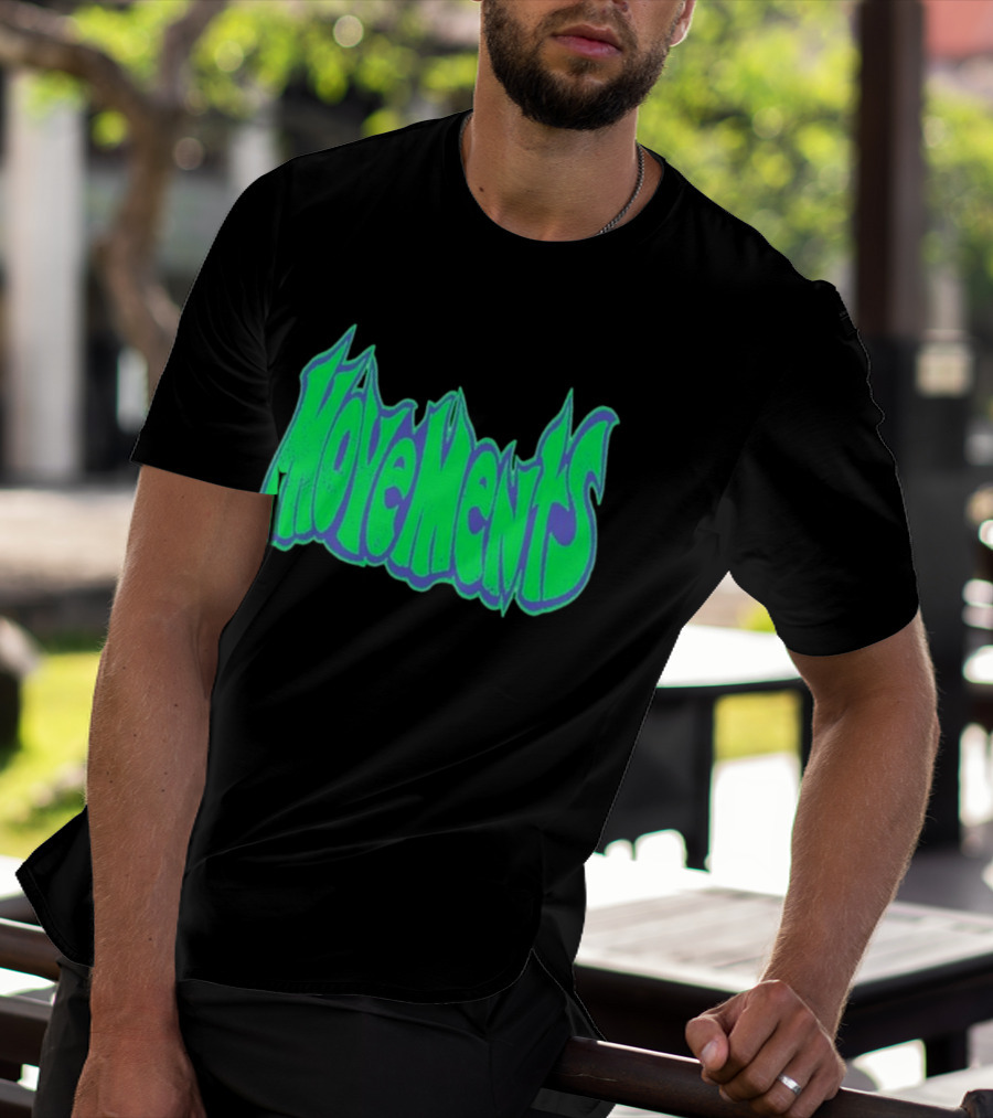 Movements Back In My Ways Neon Vaporwave Style Font T-Shirt