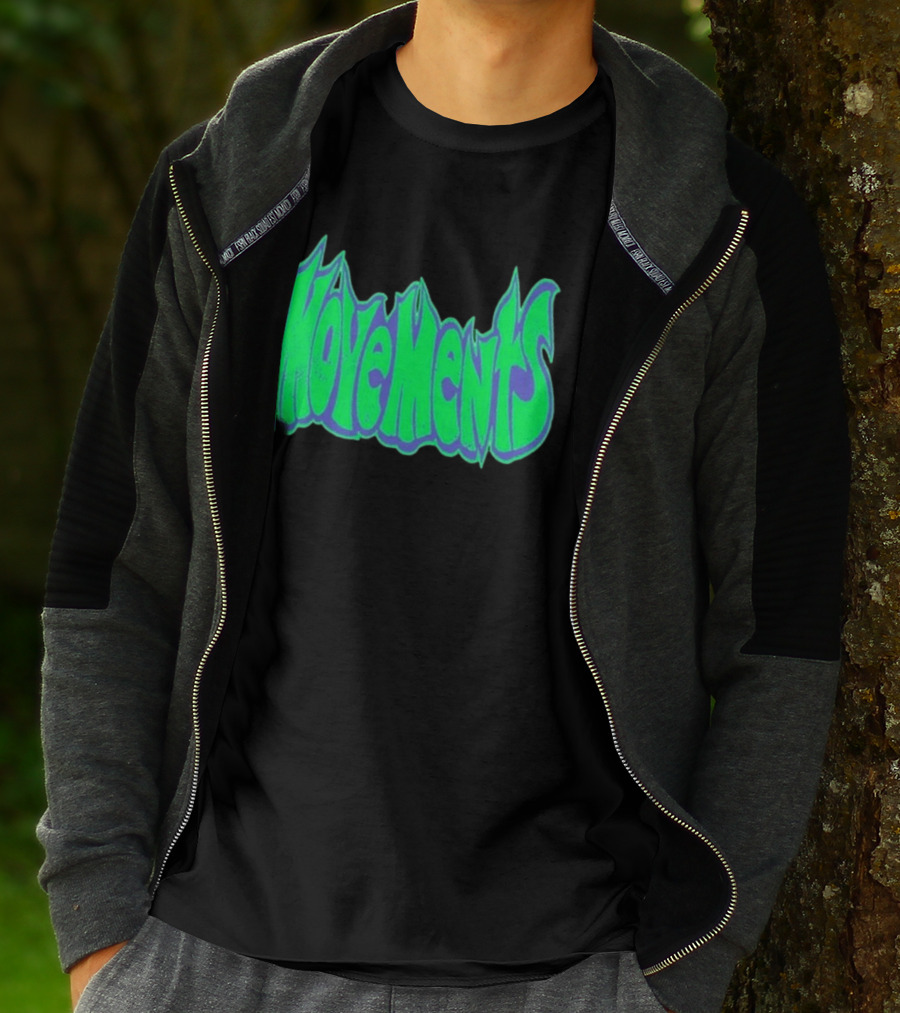 Movements Back In My Ways Neon Vaporwave Style Font T-Shirt