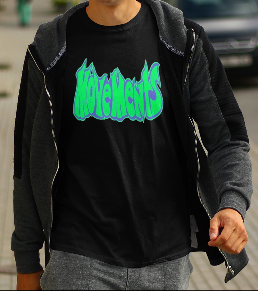 Movements Back In My Ways Neon Vaporwave Style Font T-Shirt