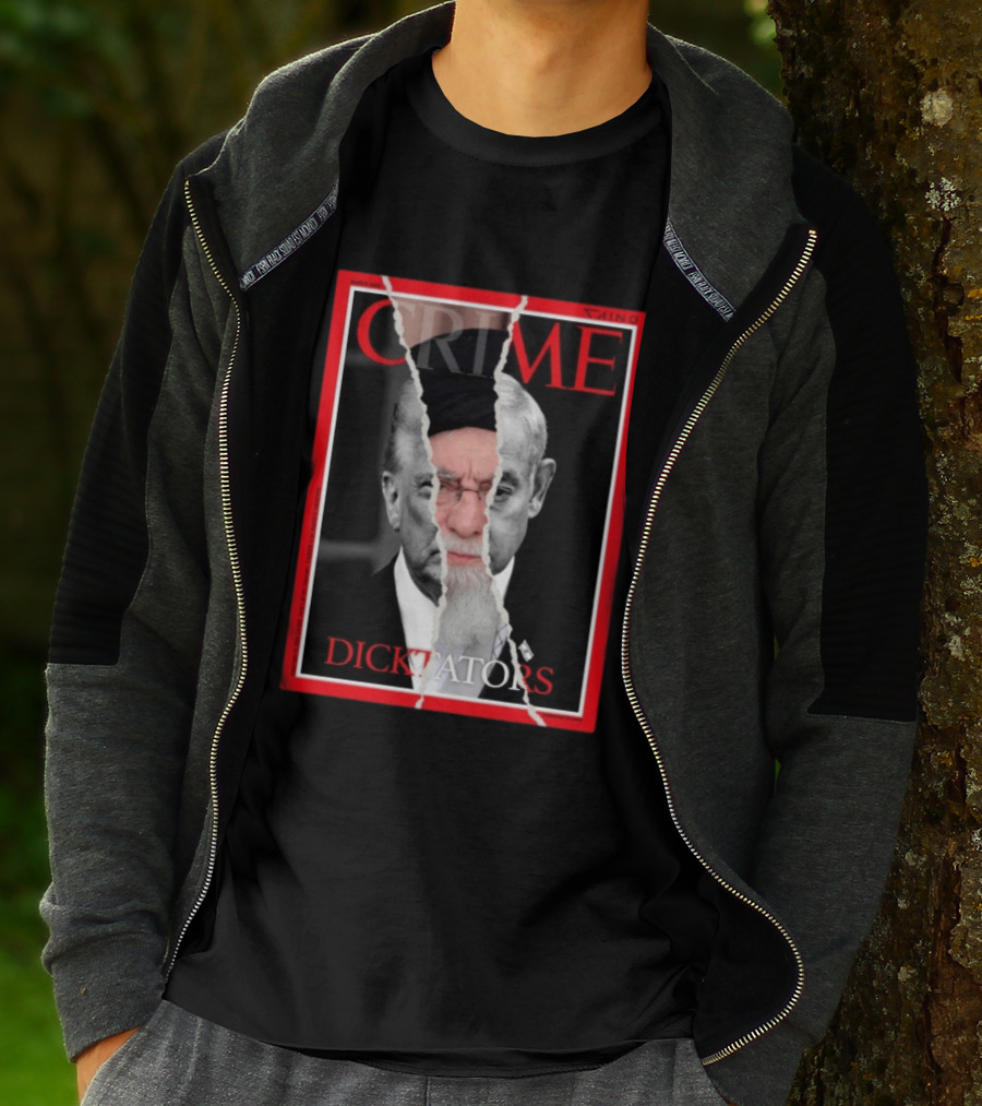 March 2024 Crime Magazine Cover Khamenei And Trump Dictators T-Shirt