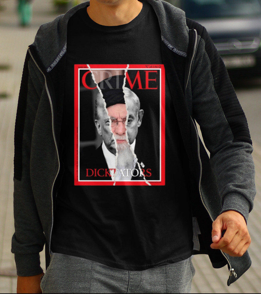 March 2024 Crime Magazine Cover Khamenei And Trump Dictators T-Shirt
