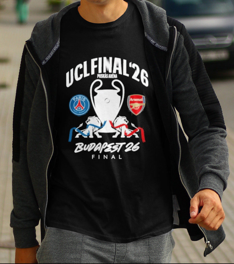 UCL Final 2026 Paris Saint Germain Vs Arsenal Budapest T-Shirt