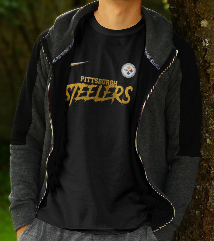 Pittsburgh Steelers Nike Puss In Boots Fear Me If You Dare Cartoon T-Shirt