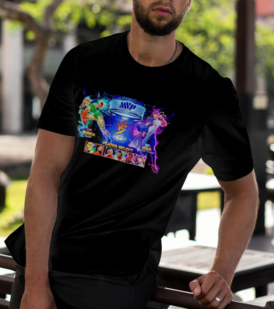 MVP Intuit Dome Ronda Judo Vs Gina Muay Thai Player Select T-Shirt