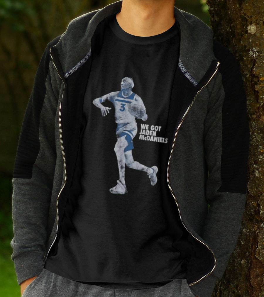 Jaden McDaniels Timberwolves Basketball Star Number 3 T-Shirt