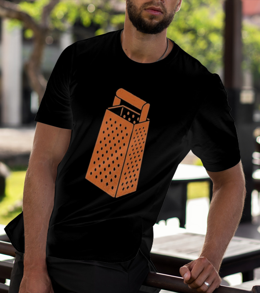 Shredded Cheese Grater Kitchen Tool Humor T-Shirt