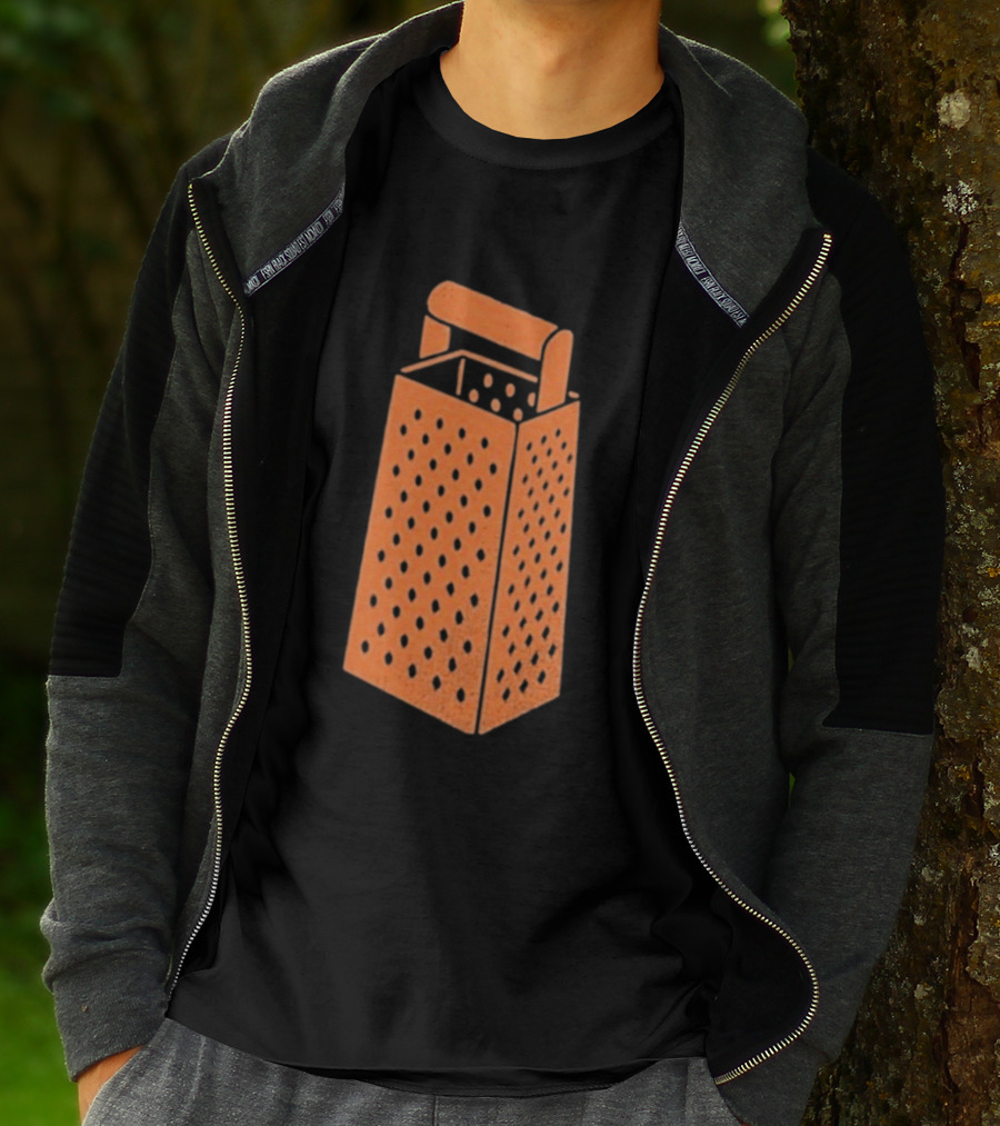 Shredded Cheese Grater Kitchen Tool Humor T-Shirt