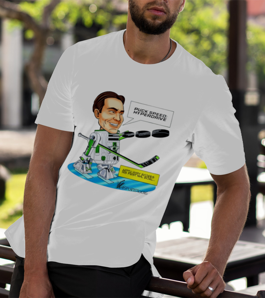 Arttu Hyry Puck Speed R2 D2 Dallas Stars First NHL Goal T-Shirt