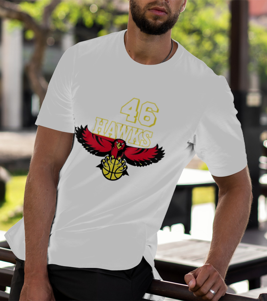 Atlanta Hawks 46 Iconic Basketball Team T-Shirt