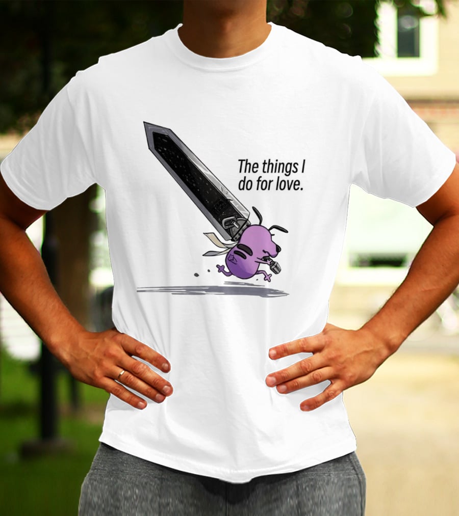 Courage The Cowardly Dog The Things I Do For Love Giant Sword Adventure T-Shirt