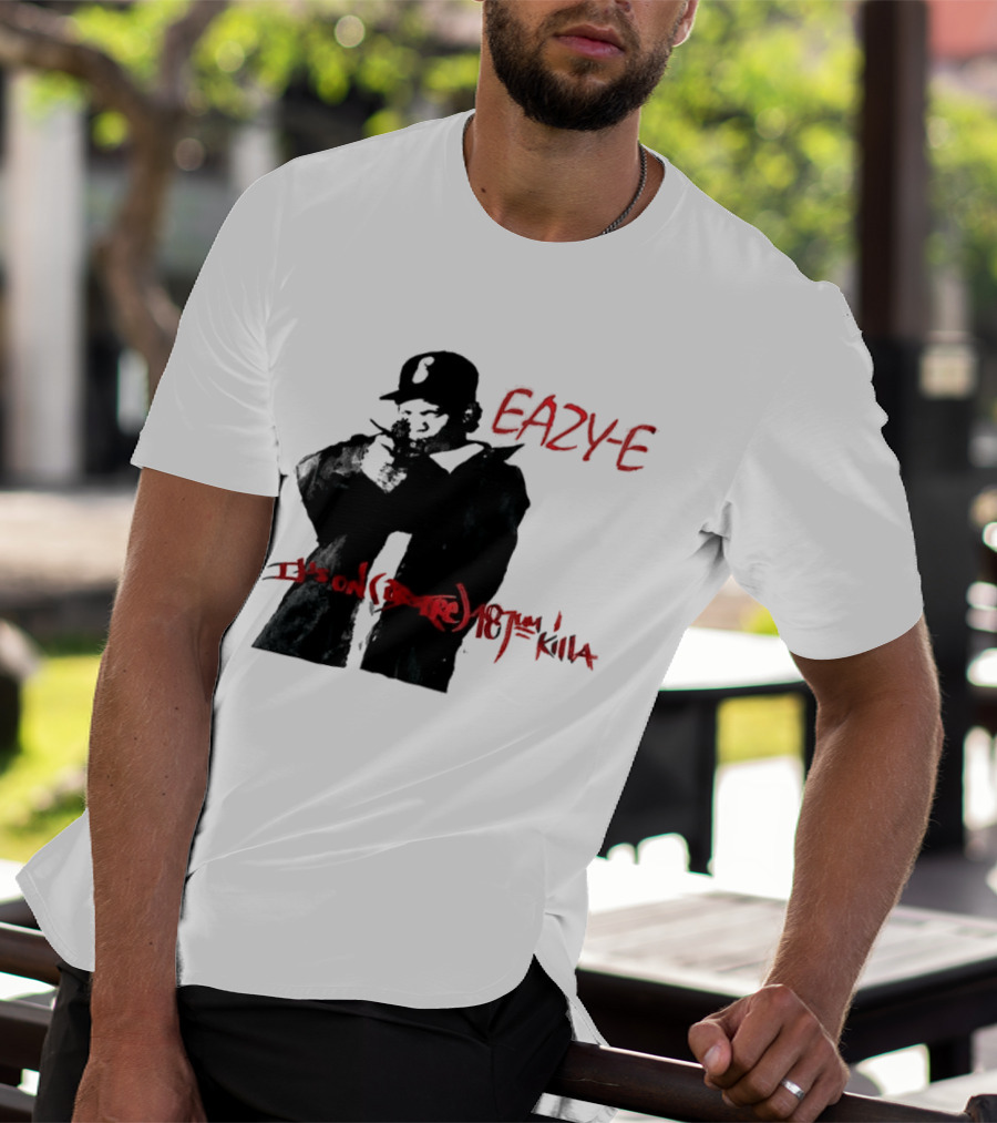 Eazy E It's On Dr. Dre 187um Killa Vintage Style Tribute 90s Hip Hop T-Shirt