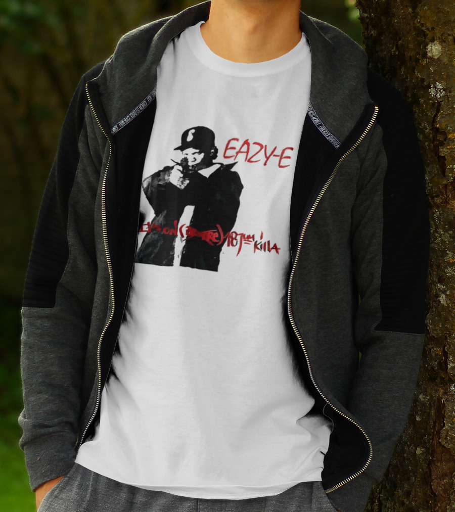 Eazy E It's On Dr. Dre 187um Killa Vintage Style Tribute 90s Hip Hop T-Shirt