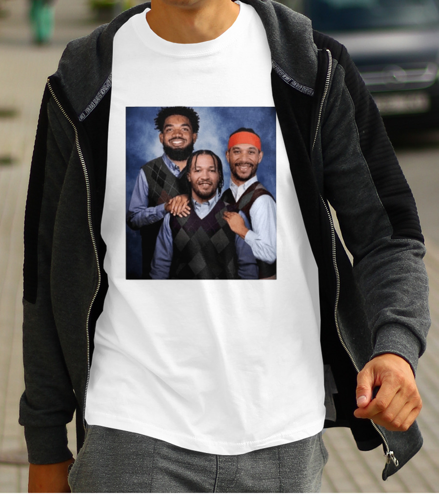 Karl Anthony Towns Jalen Brunson Josh Hart Step Brothers Argyle Sweater T-Shirt
